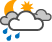 leichter Regenschauer
